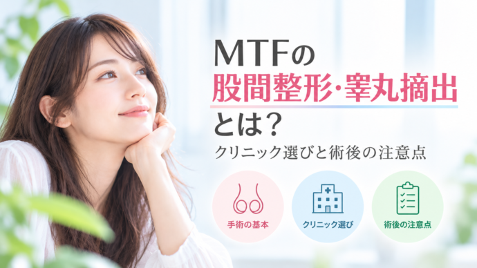 MTFの股間整形・睾丸摘出とは？クリニック選びと術後の注意点